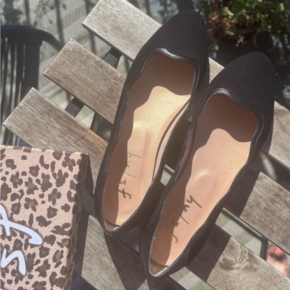 Ballet Flats Gambler Black Suede- 8.5 - Picture 1 of 8